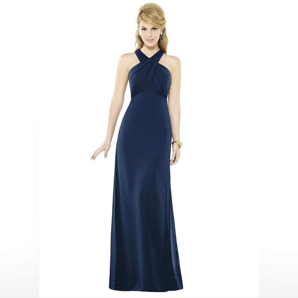 After Six Bridesmaid Dress 6716 | Size 4 Midnight Navy Gown